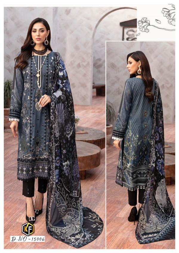 KevalFab Charizma Vol-15 – Karachi Dress Material